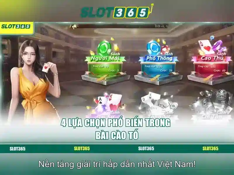 Slot365: Nền tảng chơi slot trực tuyến đáng tin cậy và giải trí